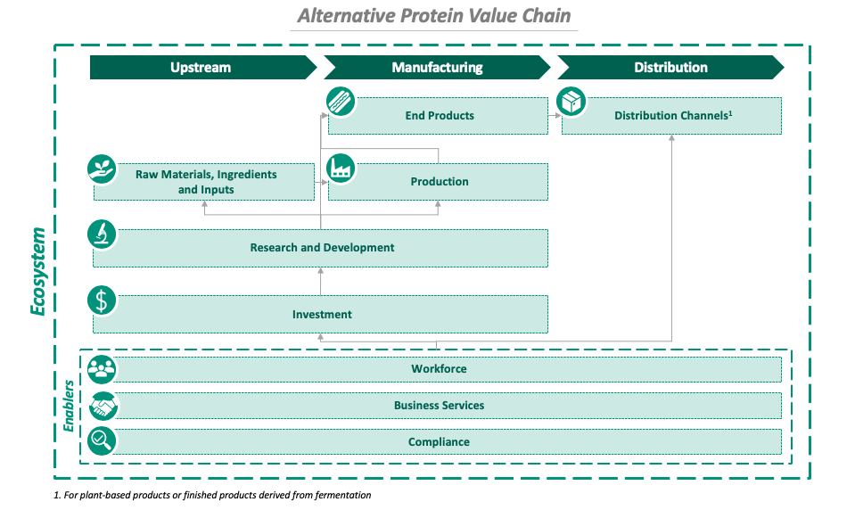Advancing solutions for alternative proteins 3 Diagram of the alternative protein value chain
