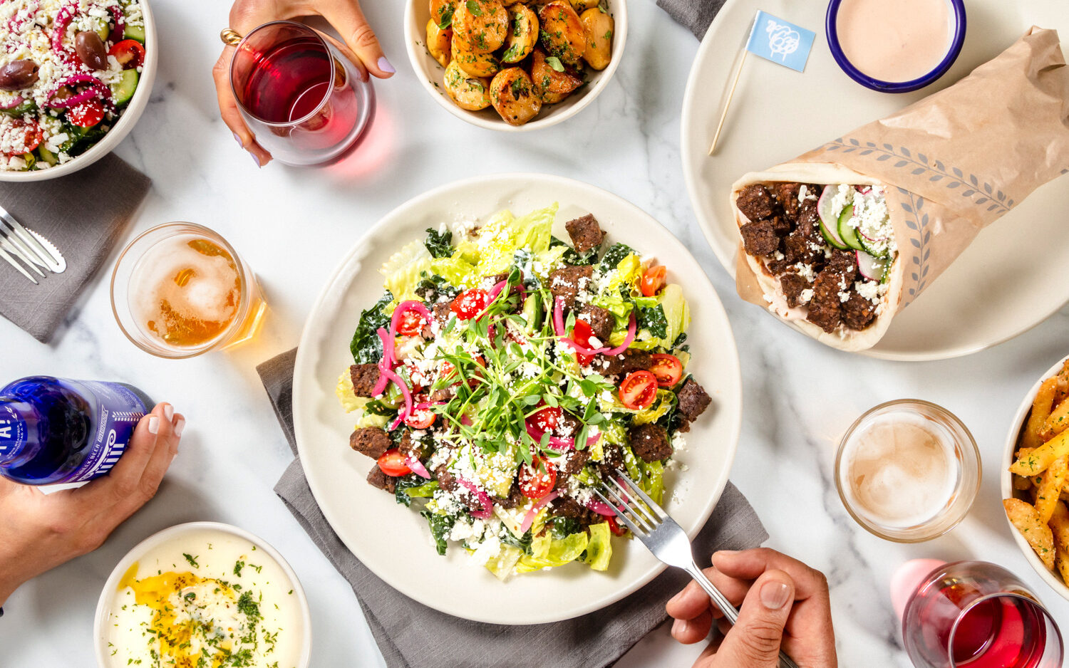 Manufacturing & production 9 Food spread with plant-based feta cheese