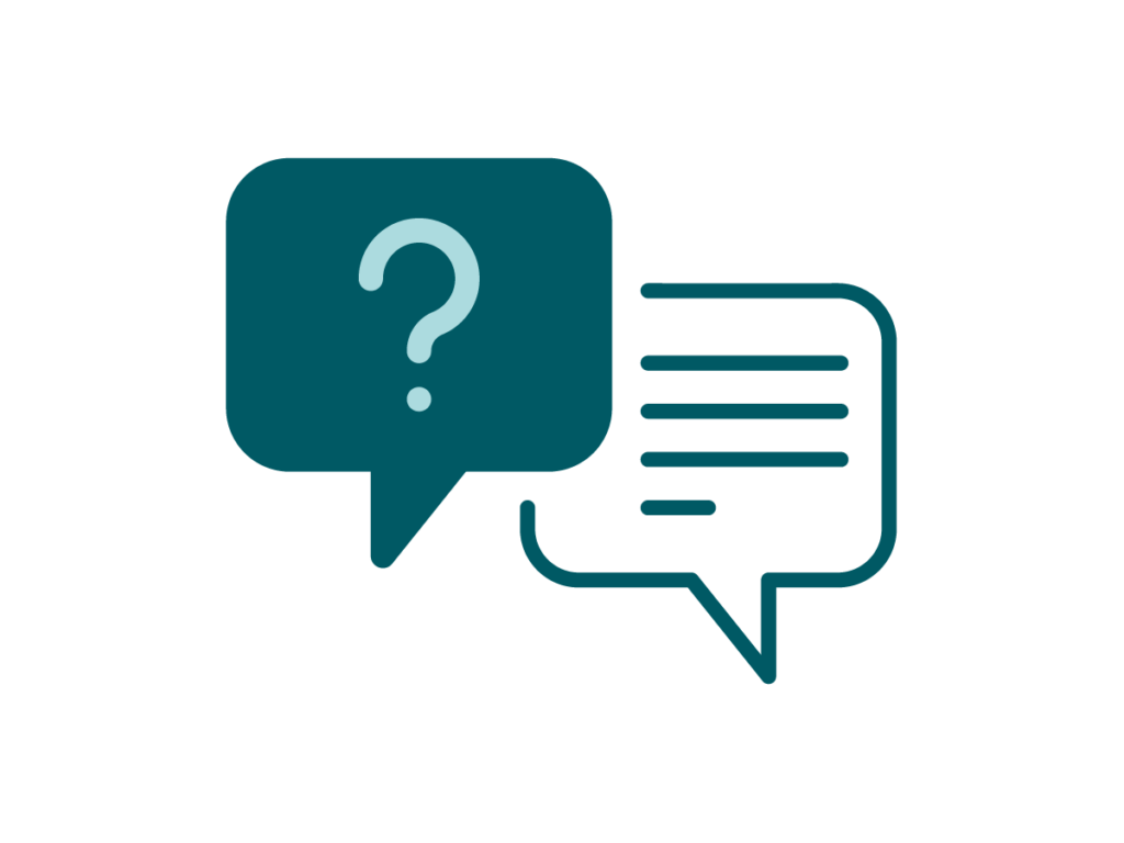 Careers at gfi 17 Illustrative icon showing a question and answer bubble