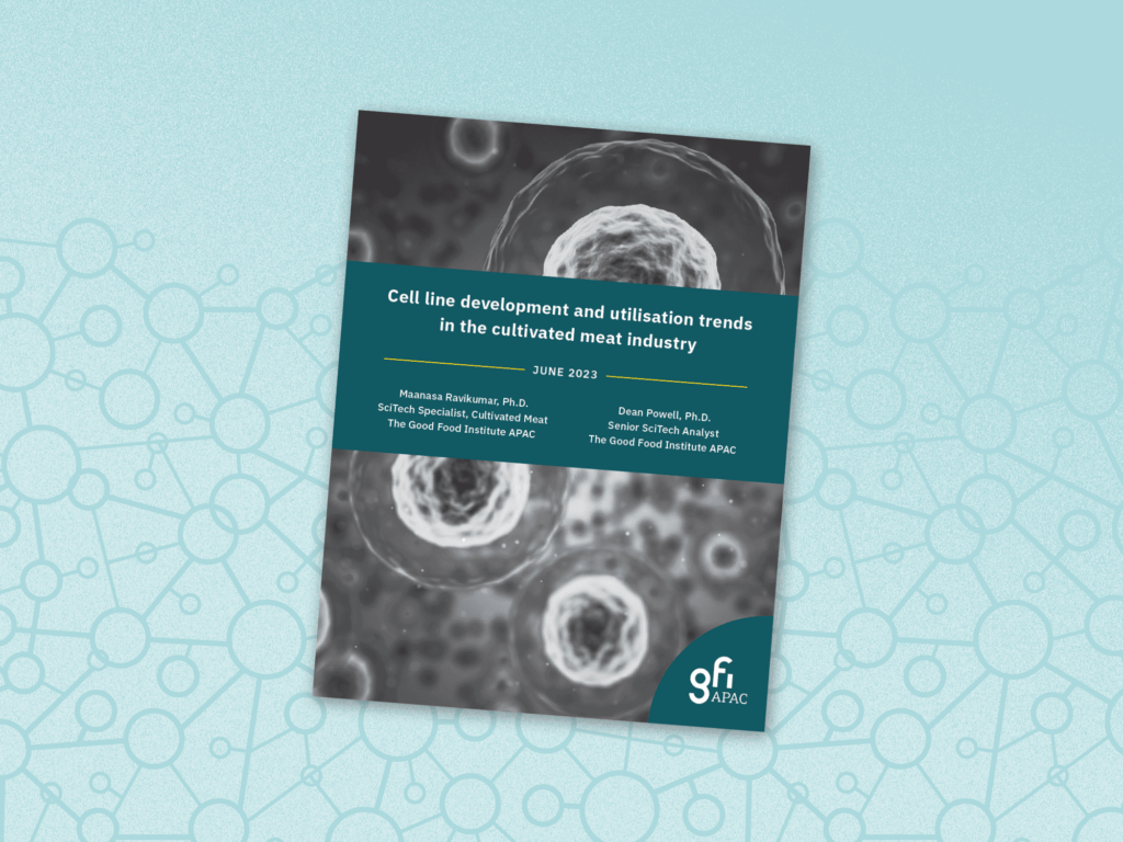 The science of cultivated meat 5 Cell line development and utilisation trends in the cultivated meat industry report cover