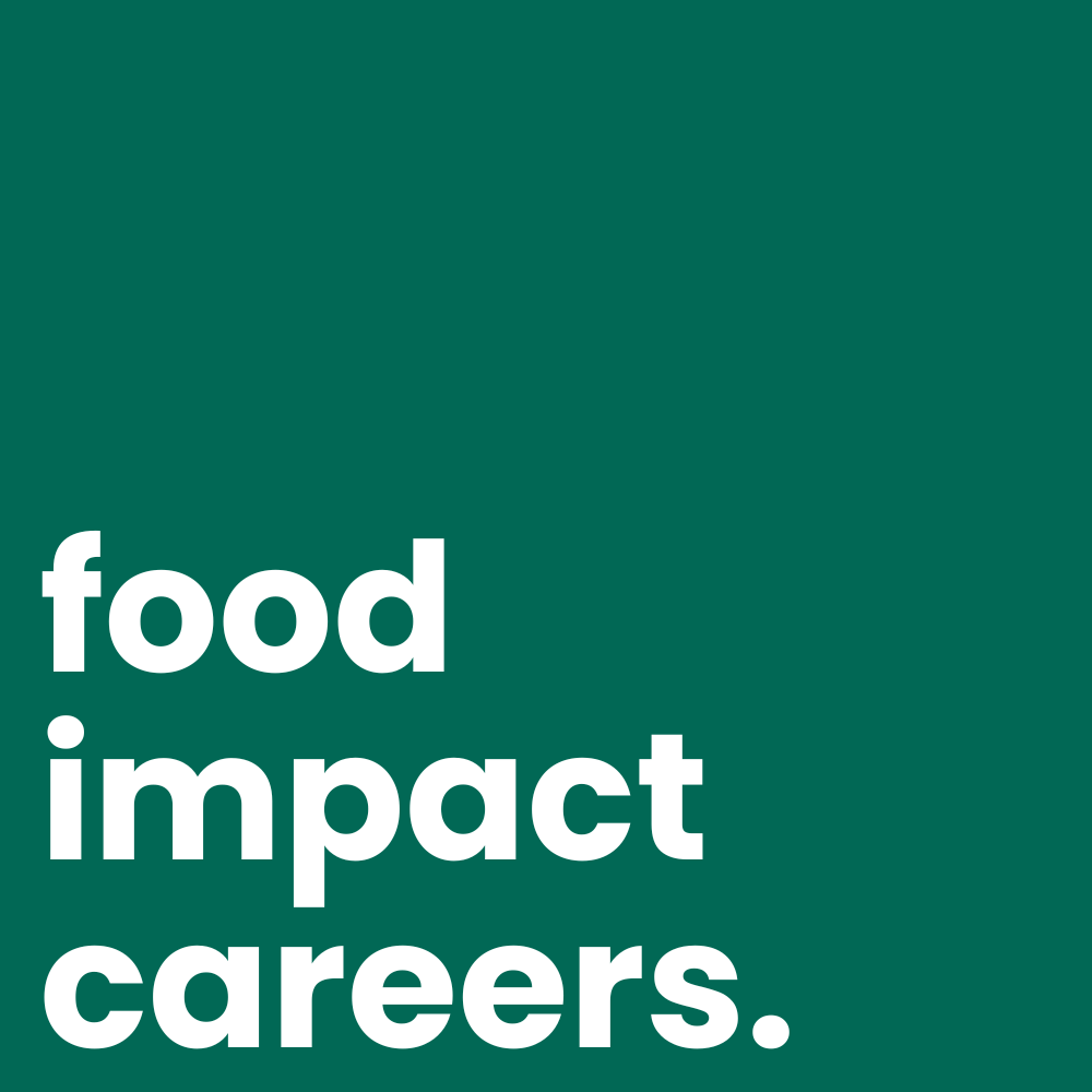 Alternative protein career portal 3 Food impact careers logo